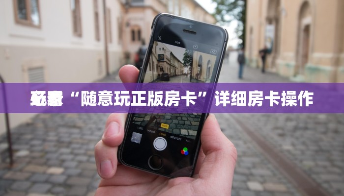 玩家
必看“随意玩正版房卡”详细房卡操作