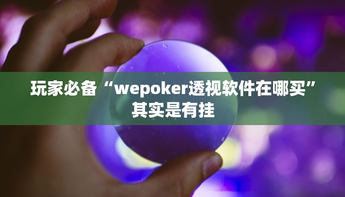 原来才知道wepoker透视挂试用版(透视)功能”学会包赢