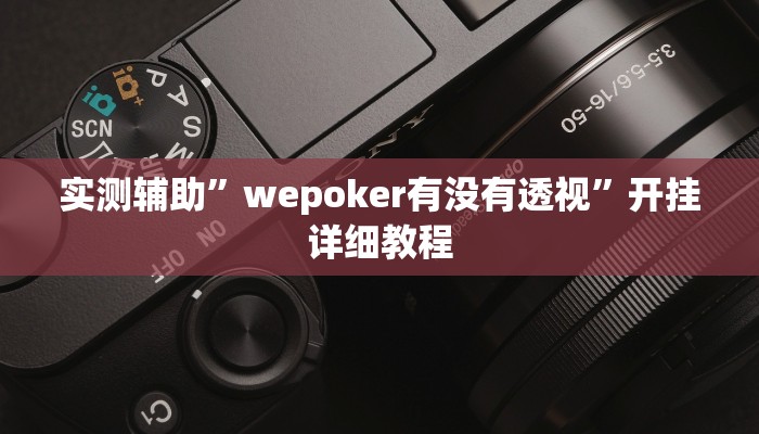 原来才知道wepoker有透视挂(详细开挂教程