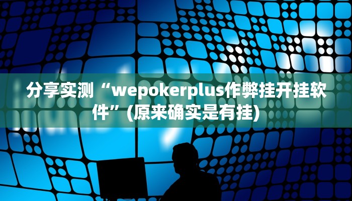 辅助神器wepoker德州辅助透视(详细开挂教程