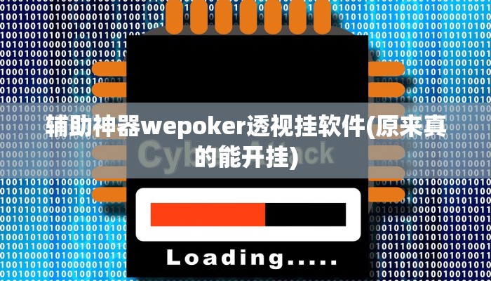 实测辅助wepoker透视辅助(详细开挂教程