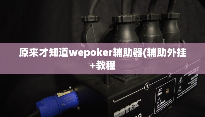 -分钟科普wepoker德州开挂辅助(透视)功能”学会包赢