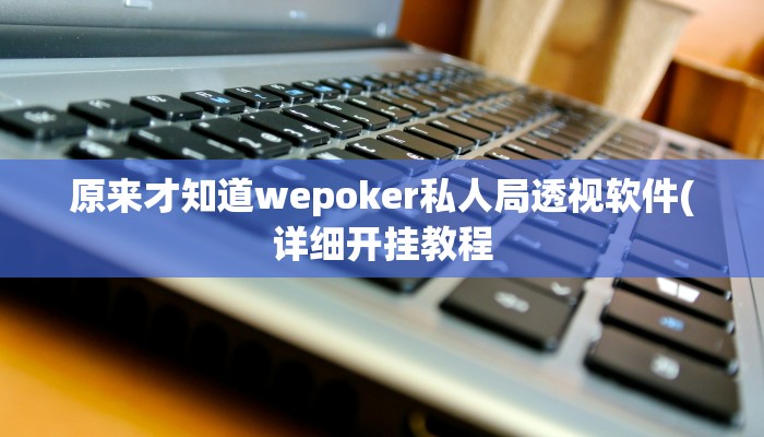 原来才知道wepoker私人局透视软件(详细开挂教程