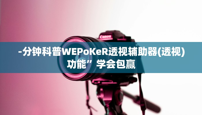-分钟科普WEPoKeR透视辅助器(透视)功能”学会包赢